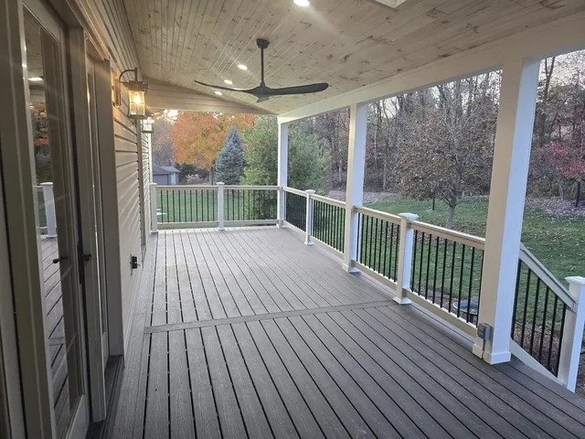 Porch roof project photo by KMA Carpentry