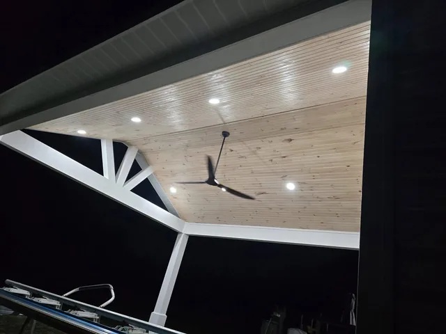 Porch roof project photo by KMA Carpentry