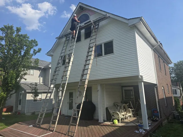 Siding project photo by KMA Carpentry