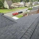 Overhead view from shingled roof by KMA Carpentry