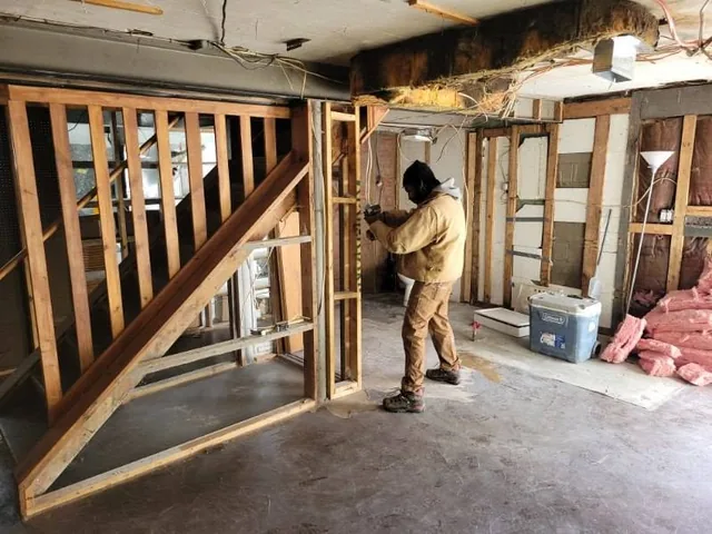 Basement project photo by KMA Carpentry
