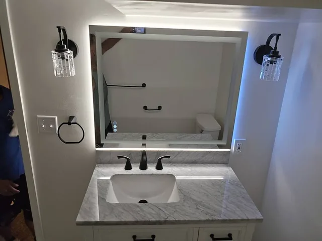 Bathroom project photo by KMA Carpentry