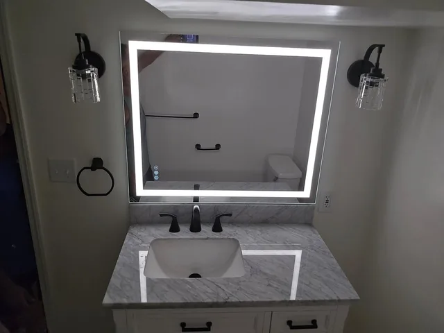 Bathroom project photo by KMA Carpentry