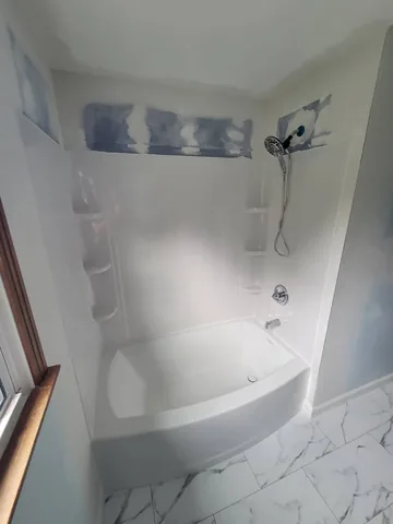 Bathroom project photo by KMA Carpentry