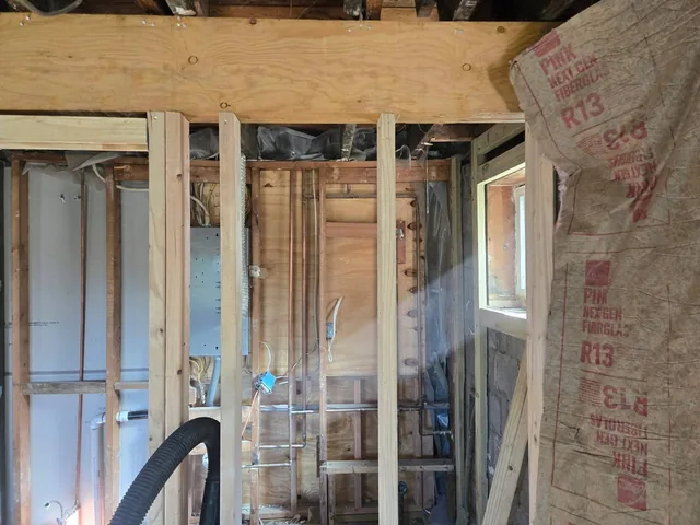 Bathroom project photo by KMA Carpentry